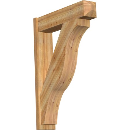 Ekena Millwork Funston Craftsman Rough Sawn Outlooker, Western Red Cedar, 8"W x 34"D x 46"H OUT08X34X46FST04RWR